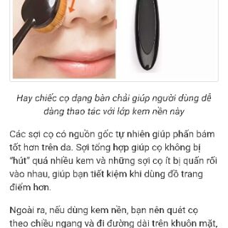 Cọ tán kem nền lông cừu cao cấp