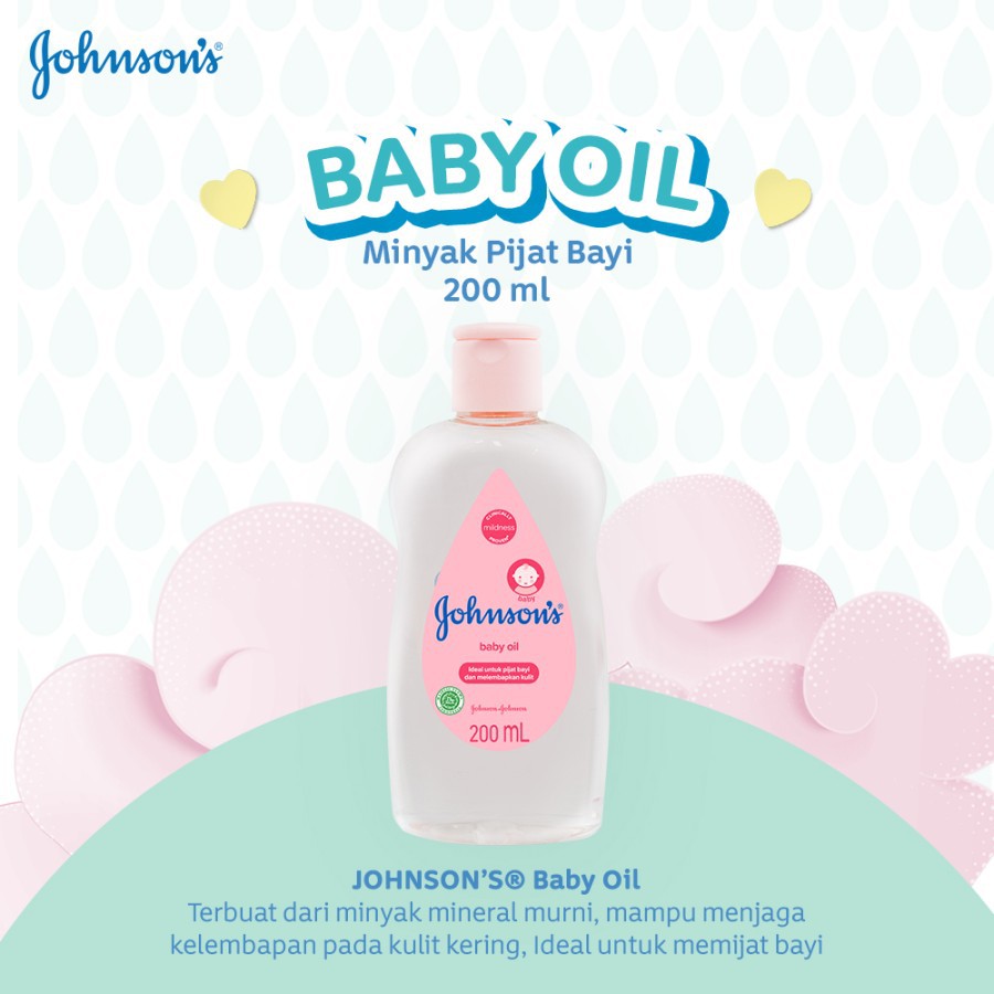 Johnson 's Baby Oil 200ml Chất Lượng Cao