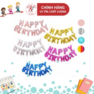Bong bóng sinh nhật Happy Birthday tặng băng keo