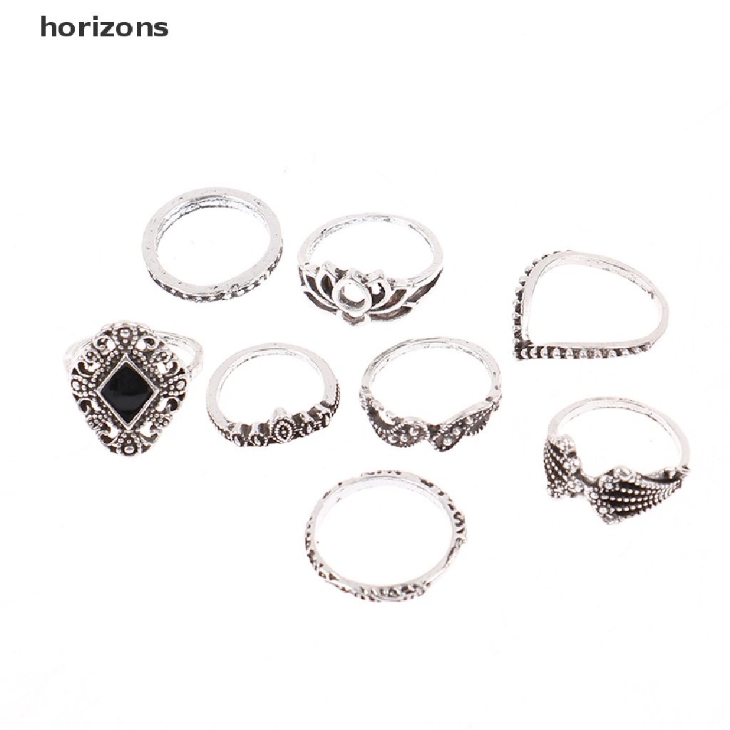 Set 15 Nhẫn Đeo Tay Phong Cách Vintage Cá Tính Cho Nam Nữ
