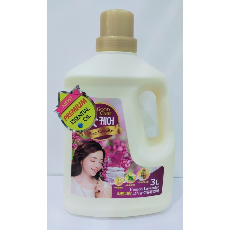 Nước xả vải Good Care 3L (Hương hoa hồng, Lavender, Ngàn hoa)