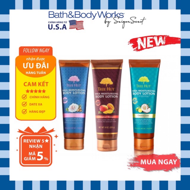 DƯỠNG THỂ - BODY LOTION TREE HUT