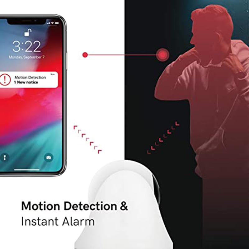 Trang chủ Camera không dây 360 ° HD 1080P Phát hiện chuyển động Điều khiển từ xa Tầm nhìn ban đêm