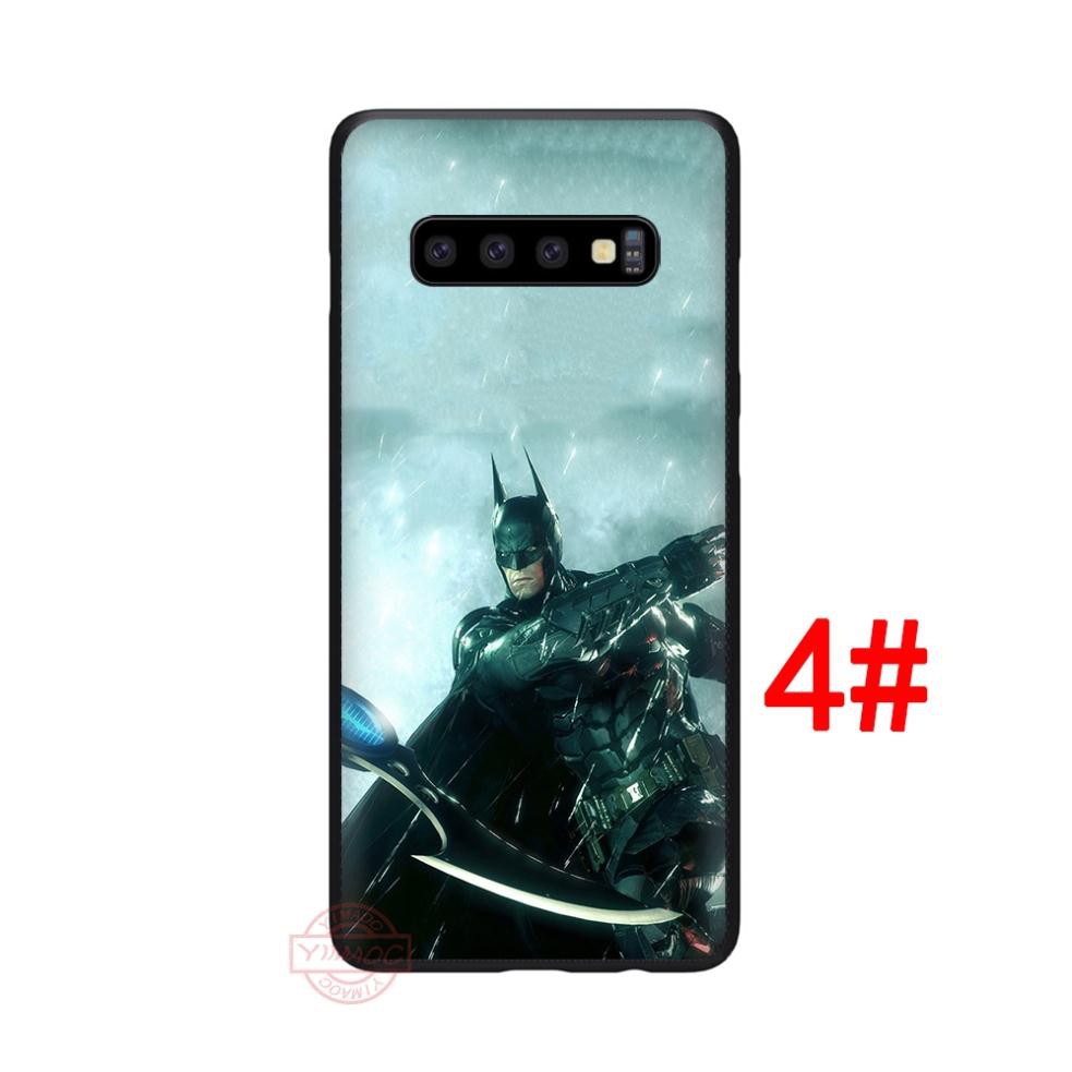 Ốp điện thoại in hình Batman Arkham cho Samsung Galaxy S7 Edge S8 S9 S10 Plus Note 8 9