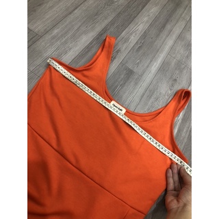 đầm thun cotton xẻ tà size L
