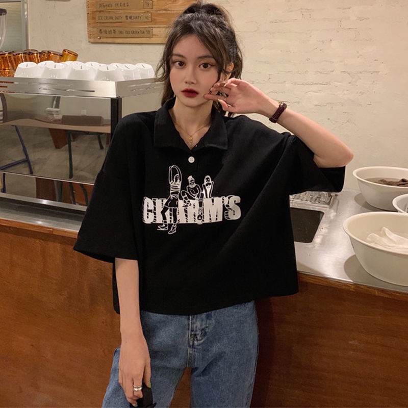 Áo polo Dáng Rộng Phong Cách Hàn Quốc Thời Trang Cho Nữ JL-TX-257 2022