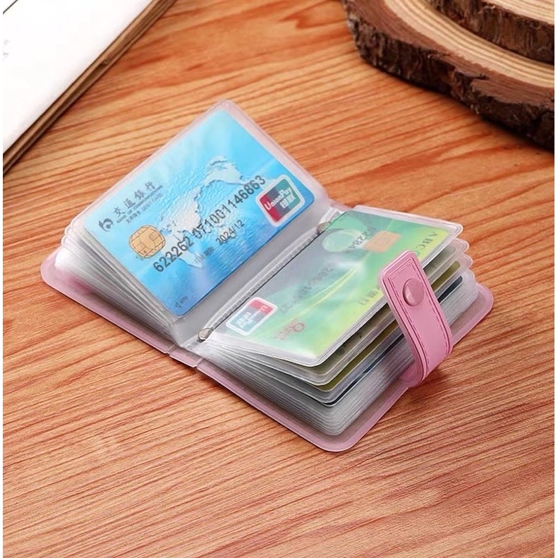 Ví cầm tay đựng thẻ card trong suốt
