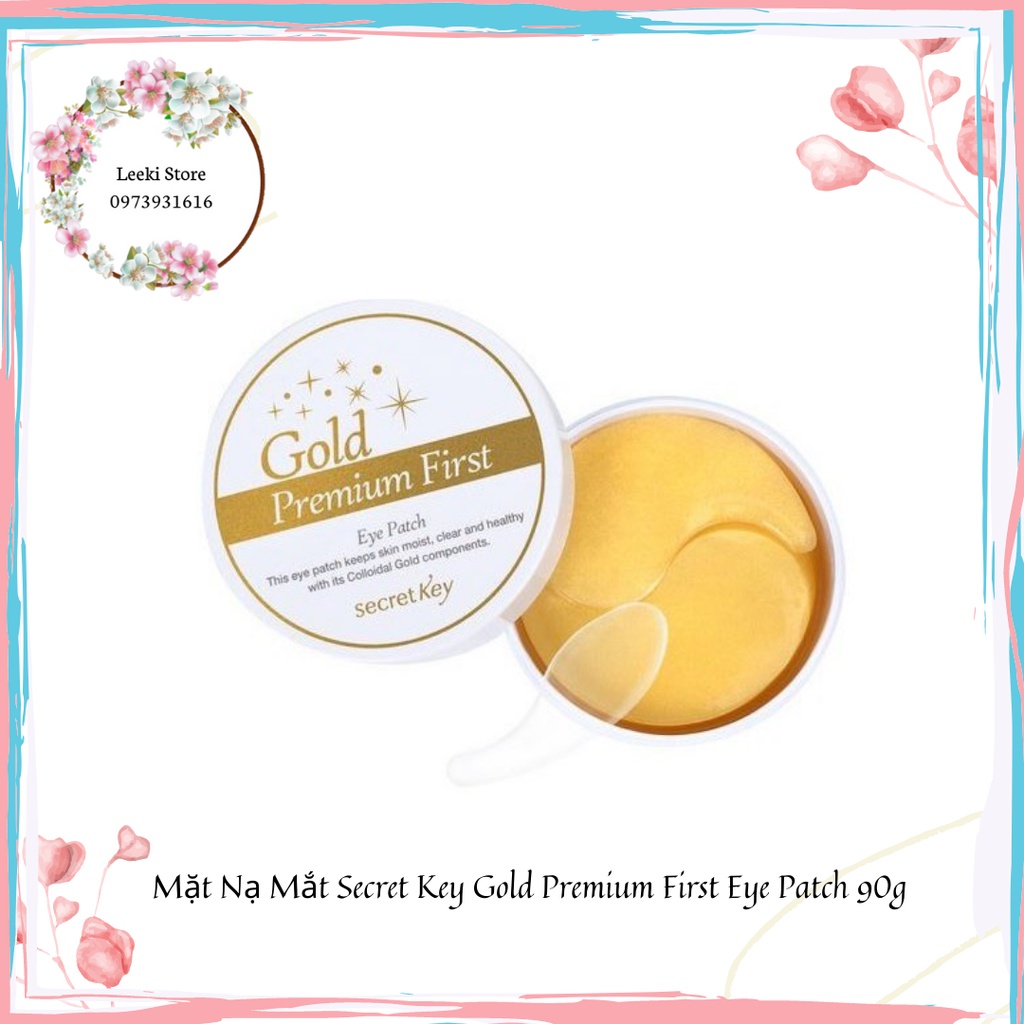 Mặt Nạ Dưỡng Mắt Secret Key Gold Premium First Eye Patch