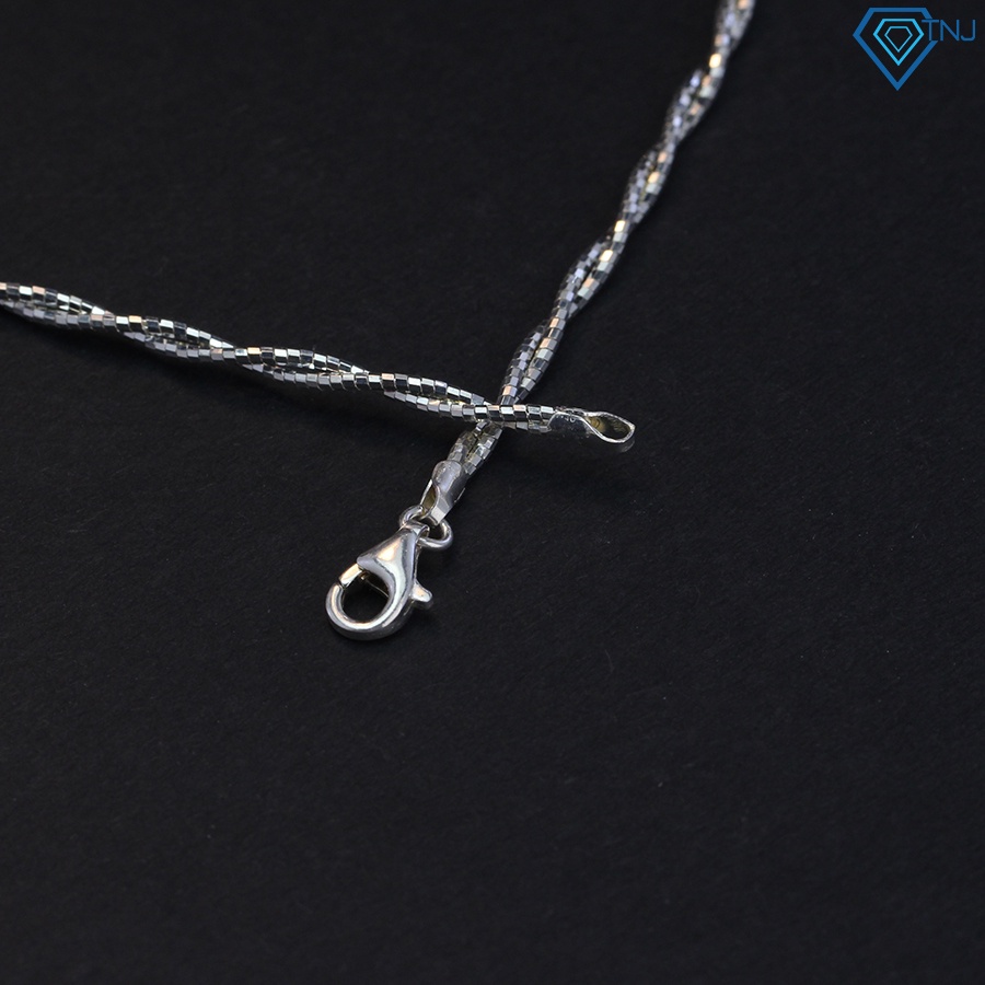 Dây kiềng bạc mềm cho nữ đẹp DNK0013 Trang Sức TNJ