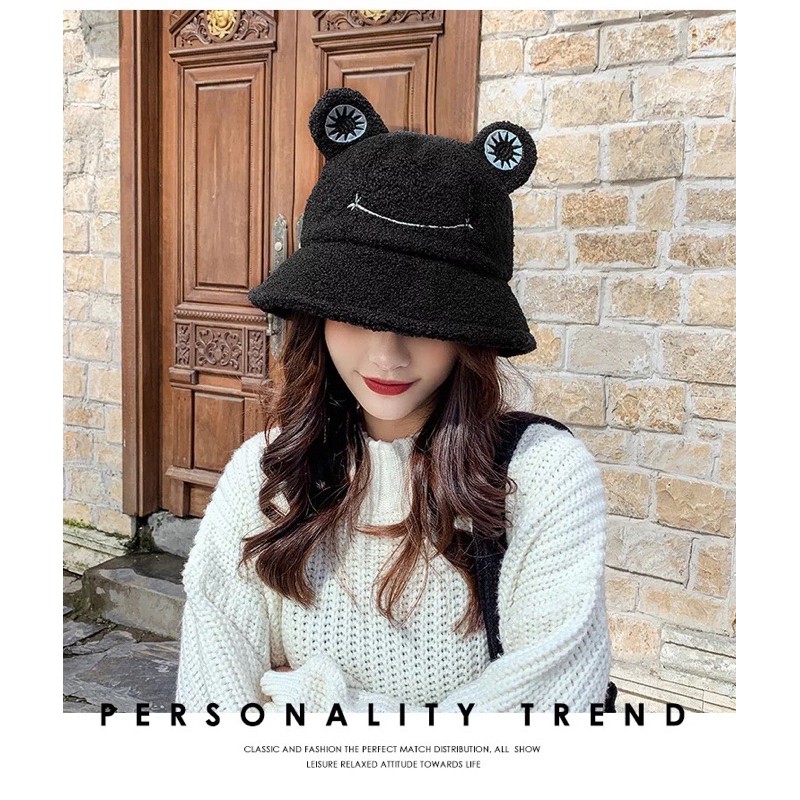 Mũ Len ❤️FREESHIP❤️ Mũ Tai Bèo Bucket Dễ Thương