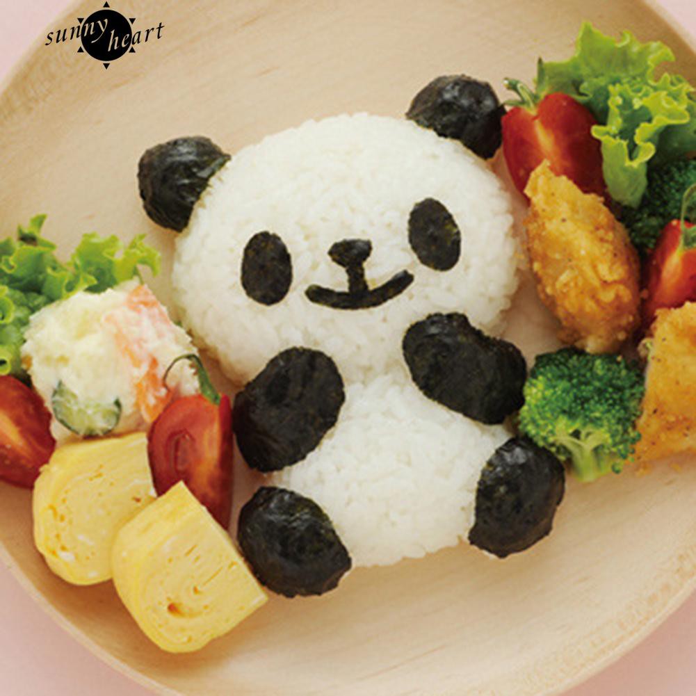 Khuôn Làm Cơm Nắm Hình Gấu Trúc Đáng Yêu