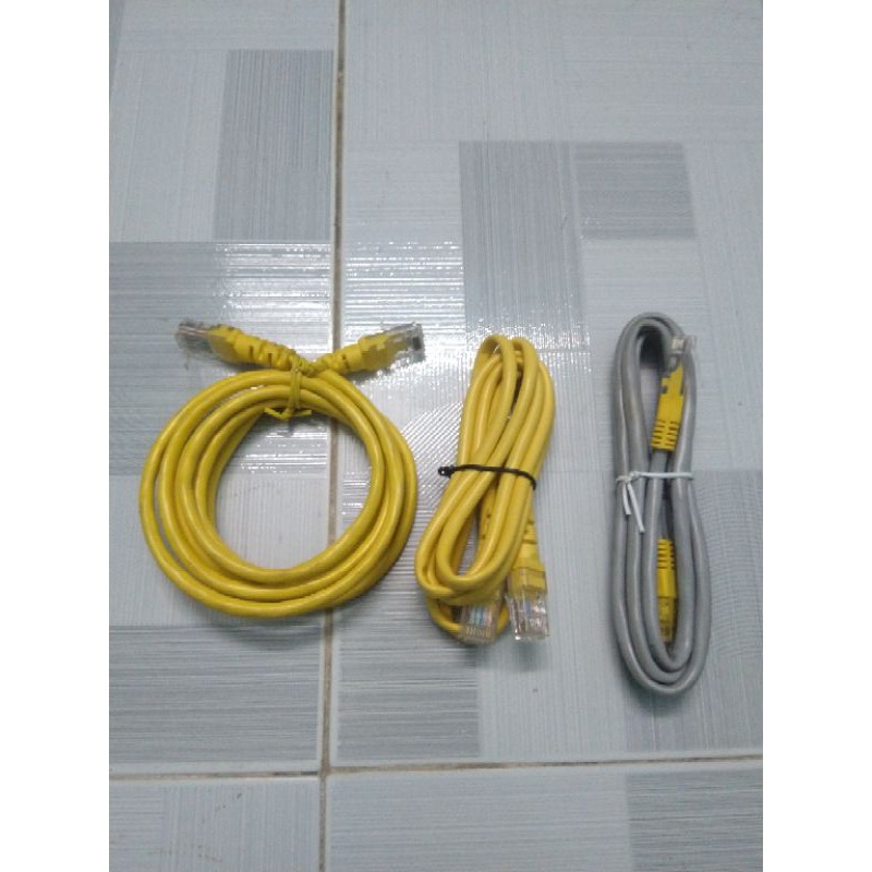 [Ảnh thật] Dây mạng LAN 1m đúc sẵn 2 đầu.