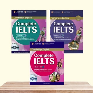 Trọn bộ 3 level sáchh complete ielts 4-5, 5-6.5, 6.5-7.5