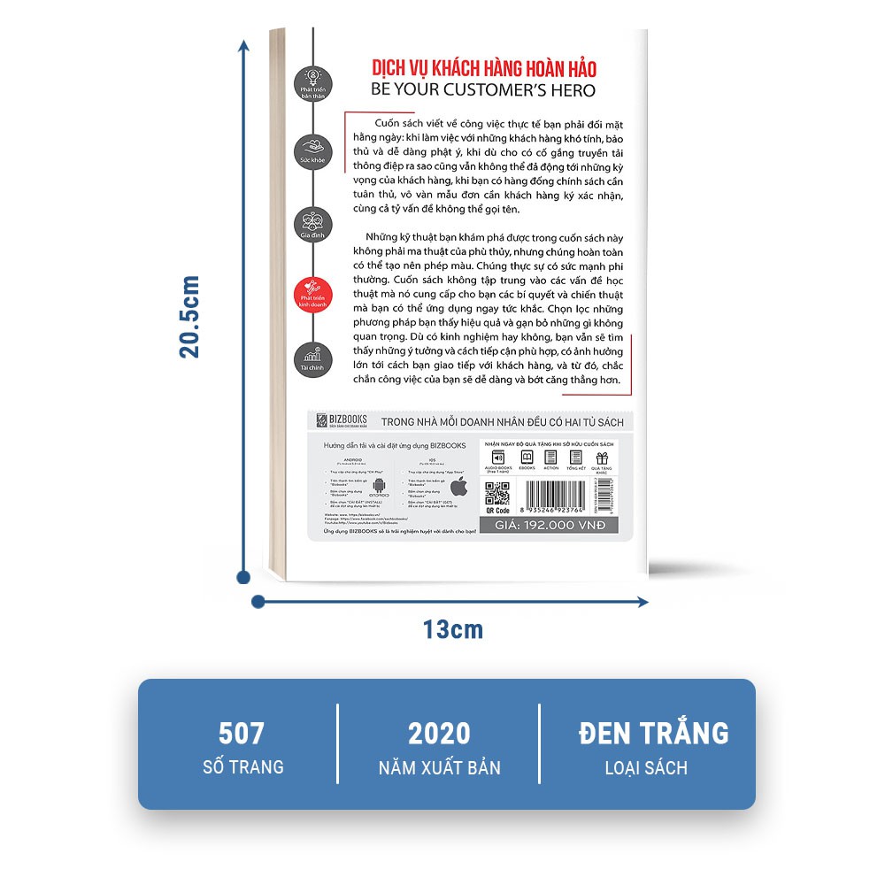 Sách Dịch Vụ Khách Hàng Hoàn Hảo BizBooks