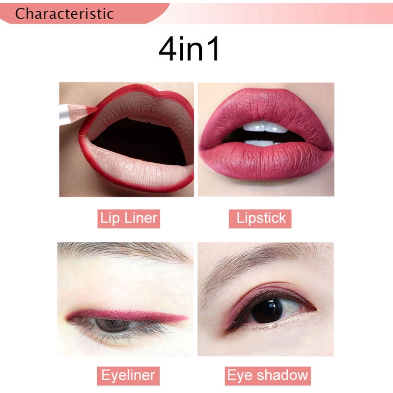 [Hàng mới về] Set 6 chì kẻ môi kháng nước lâu trôi thời trang cho phái đẹp | BigBuy360 - bigbuy360.vn