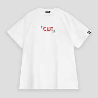 Áo thun tay lỡ cao cấp flozenty cee original tee áo phông cotton unisex form rộng - white