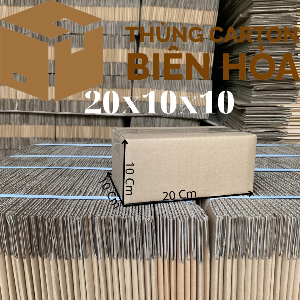 Hộp Giấy20x10x10 - Hộp Sóng C Dày, Cứng