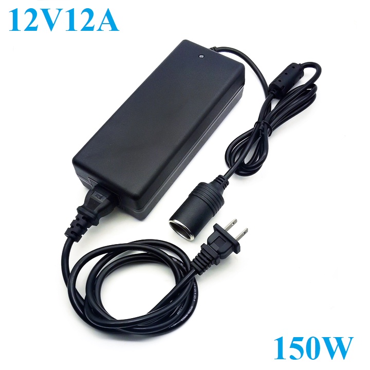 Bộ chuyển đổi nguồn 220V sang 12V-12A 150W - Đầu vào: 110-240V 50/60HZ(mA) - Đầu ra: DC12V/12A