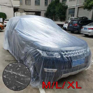 Tấm trùm xe hơi bằng nhựa cao su PE trong suốt chống bụi/nước dùng 1 lần