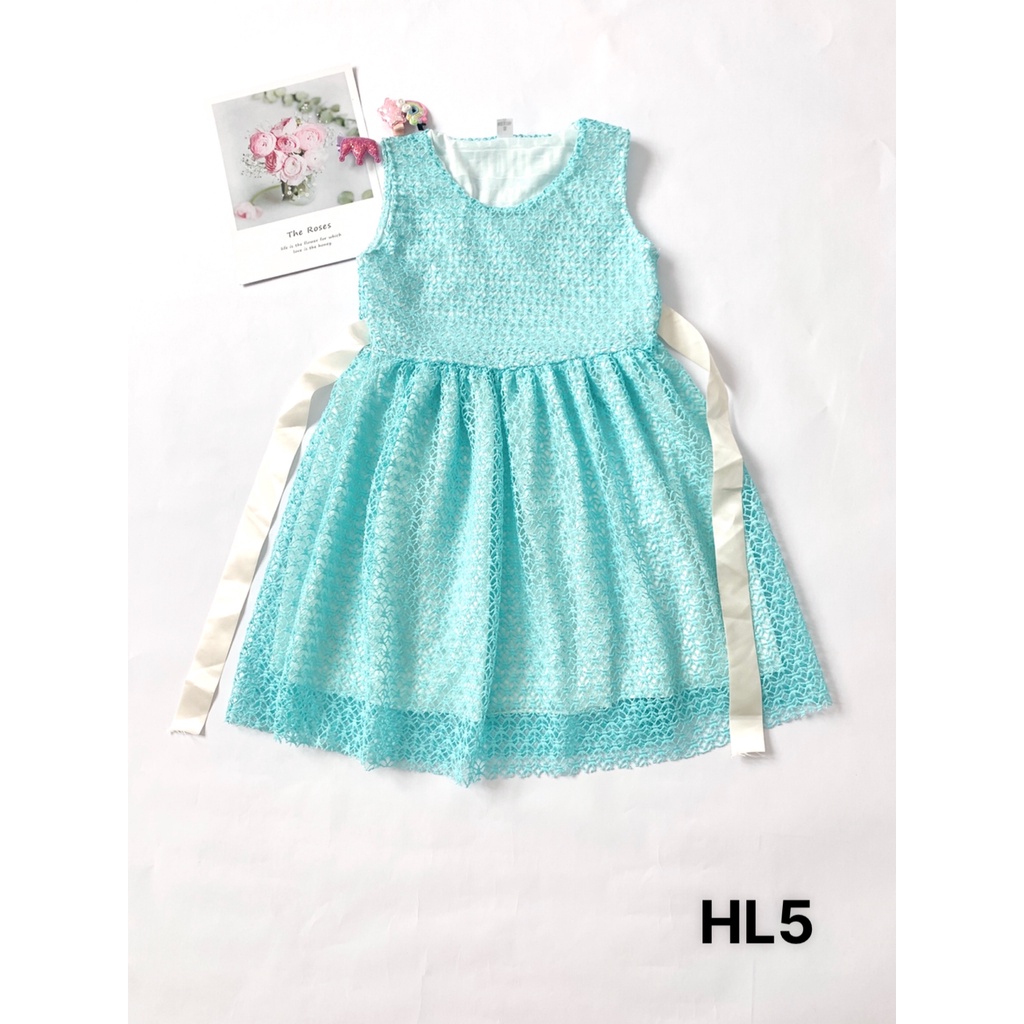 [XẢ KHO] Váy sát cách babydoll bé gái chất vải chiffon cao cấp Jumping HL nhiều màu size trẻ em 5-10 tuổi