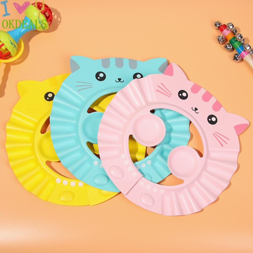 Mũ gội đầu chống nước an toàn có thể điều chỉnh cho bé sơ sinh