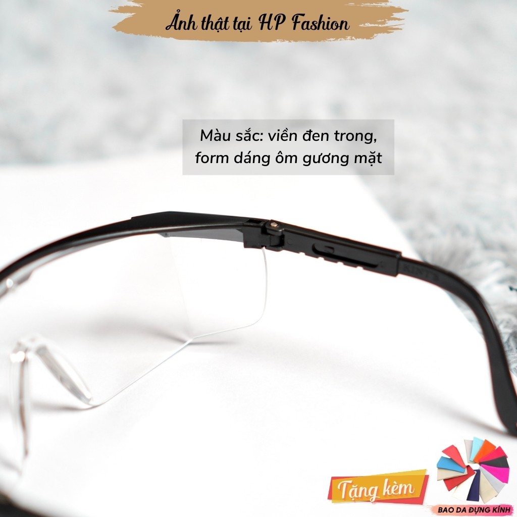 Kính bảo hộ chống bụi 💗Mắt kính trong suốt đi đường bảo vệ mắt chắn tia UV thời trang K2 | WebRaoVat - webraovat.net.vn