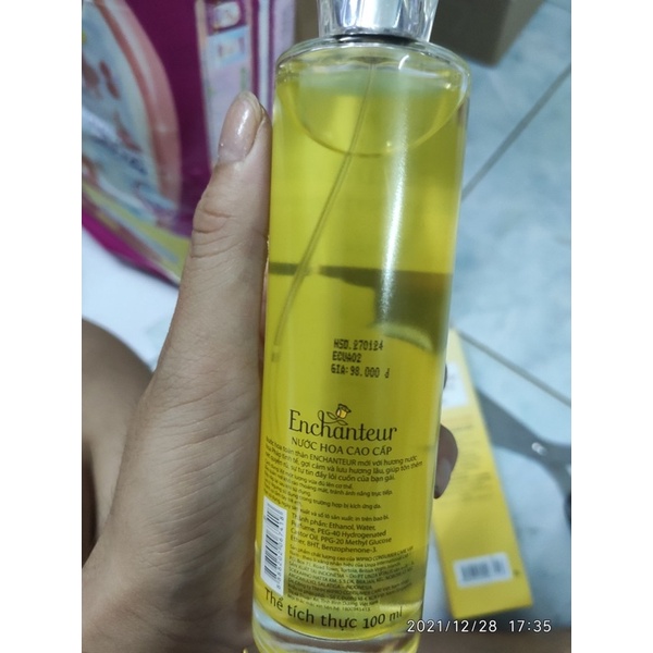 ENCHANTEUR_ NƯỚC HOA TOÀN THÂN EN 100ML