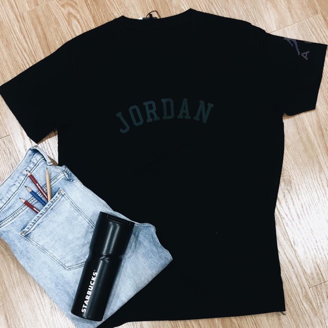 Áo thun cotton Nam Jordan form body - big size