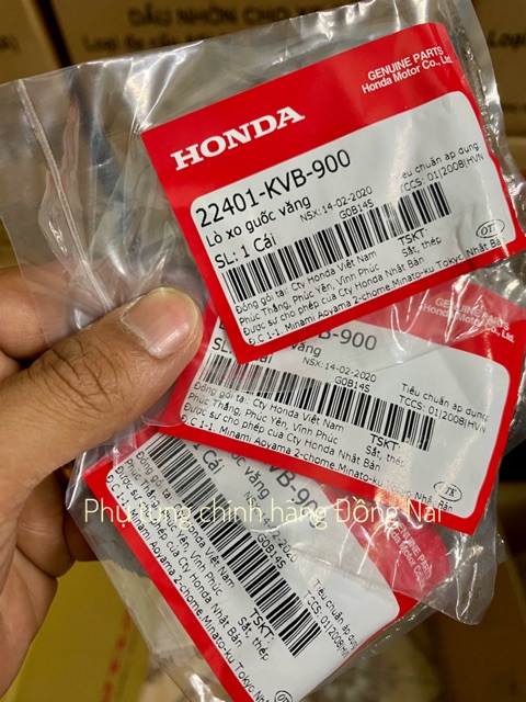 BỘ 3 LÒ XO BA CÀNG ZIN CHÍNH HÃNG HONDA VIỆT NAM ( DÙNG CHO MỌI LOẠI XE GA HONDA)