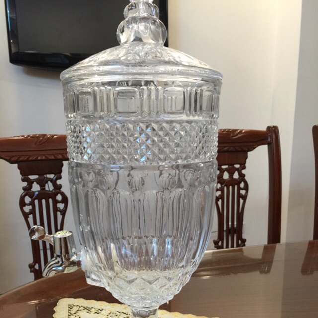 Bình thuỷ tinh đựng nước có vòi 2,5 l