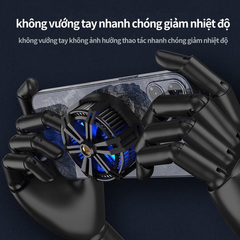 Quạt tản nhiệt điện thoại X13 tản nhiệt sò lạnh x13 tích hợp sạc không dây Magsafe 15W - Quạt tản nhiệt sò lạnh