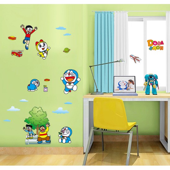 Decal trang trí Doremon và Các bạn