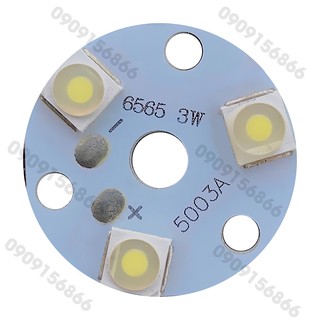 Led vỉ tròn 3w ( 3 mắt) chạy qua chấn lưu