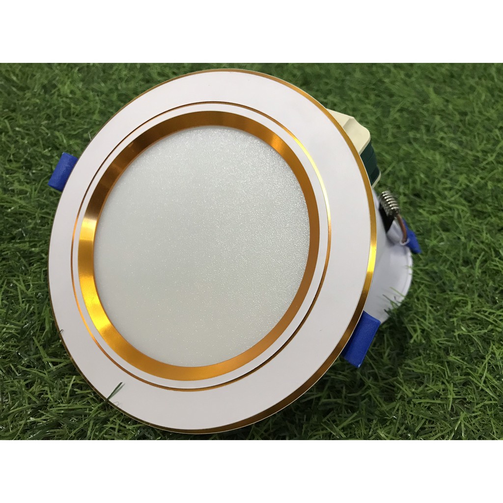 Đèn âm trần 9W 3 Chế Độ Đế mũ giá siêu rẻ, Đèn Mắt Trâu 9W Trang Trí Trần Thạch Cao( có chấn lưu)