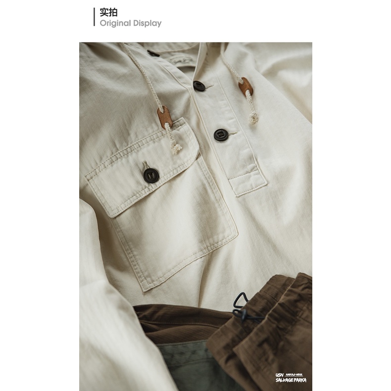 Áo khoác hoodie MADEN phong cách Mỹ cổ điển thời trang