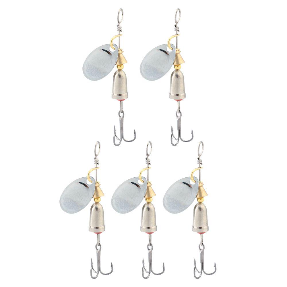 LET Set 5 Mồi Câu Cá Giả Dạng Xoay Chuyên Dụng