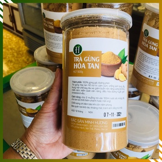 500gr Trà gừng hòa tan loại 1 Minh Hương