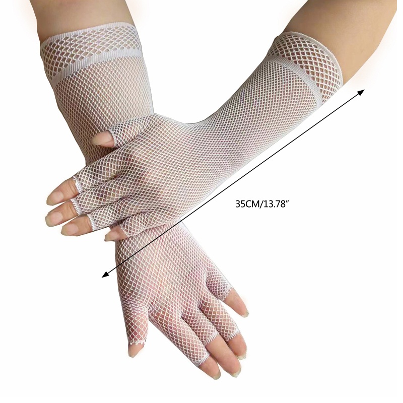 Găng Tay Lưới Hở Ngón Thời Trang Mùa Hè