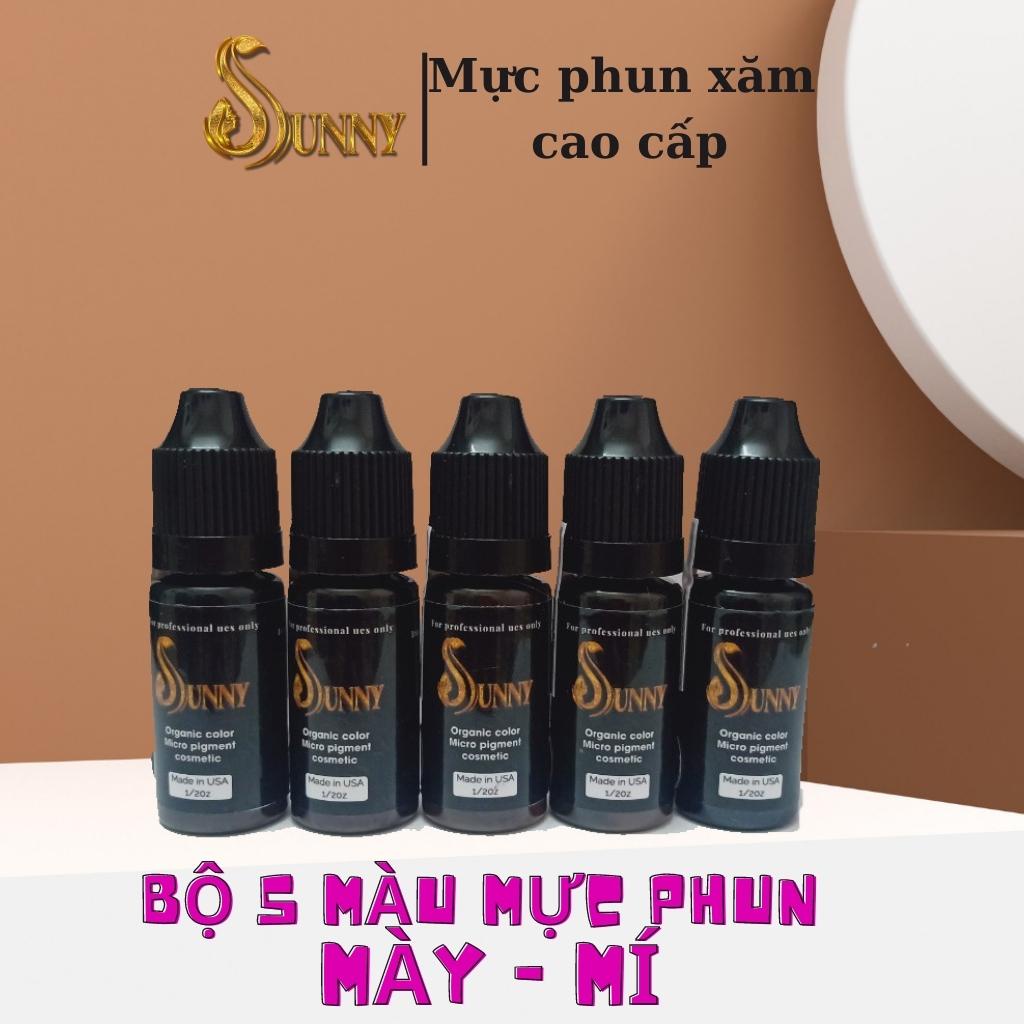 Mực xăm lông mày, mí bám siêu nhanh, mực SUNNY chính hãng USA 10ml