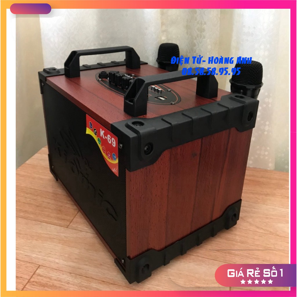 [Mã ELHACE giảm 4% đơn 300K] - Kiomic K69 - Loa kéo karaoke mini mới nhất 2020