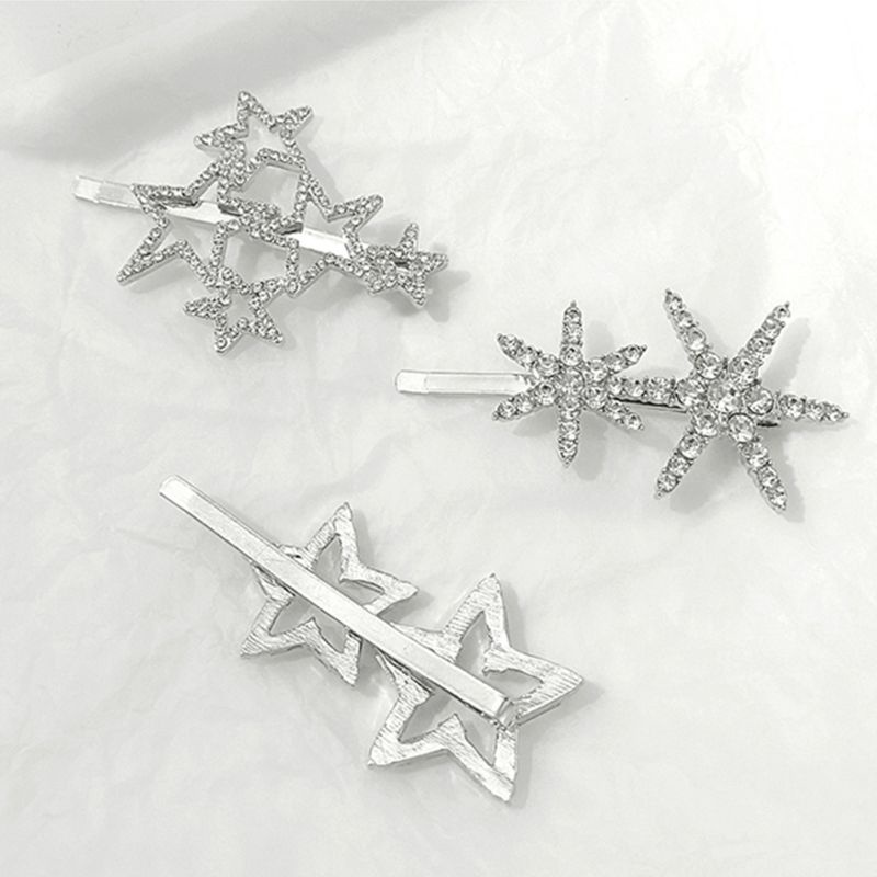 Youyo Ghim Cài Thẳng Bằng Bạc Ánh Kim Lấp Lánh Tối Giản Cho Nữ