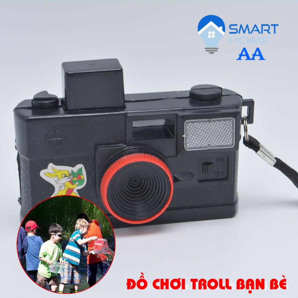 Cá Tháng Tư Đồ Chơi Phun Nước - Máy ảnh Mini Phun Nước Troll Bạn Bè