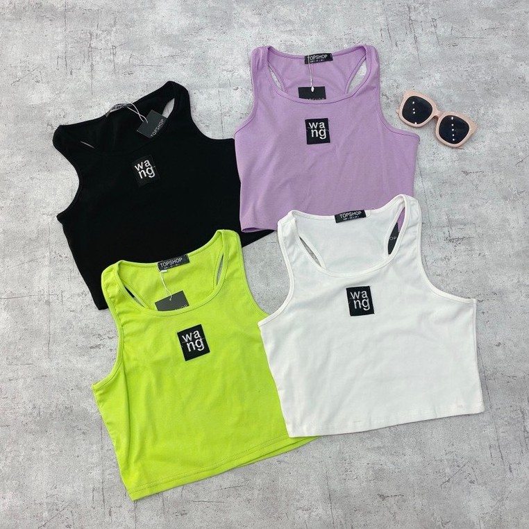 [Mã FAMAYWA giảm 10K đơn 50K] Áo Croptop cọc tay TS thêu wang | BigBuy360 - bigbuy360.vn