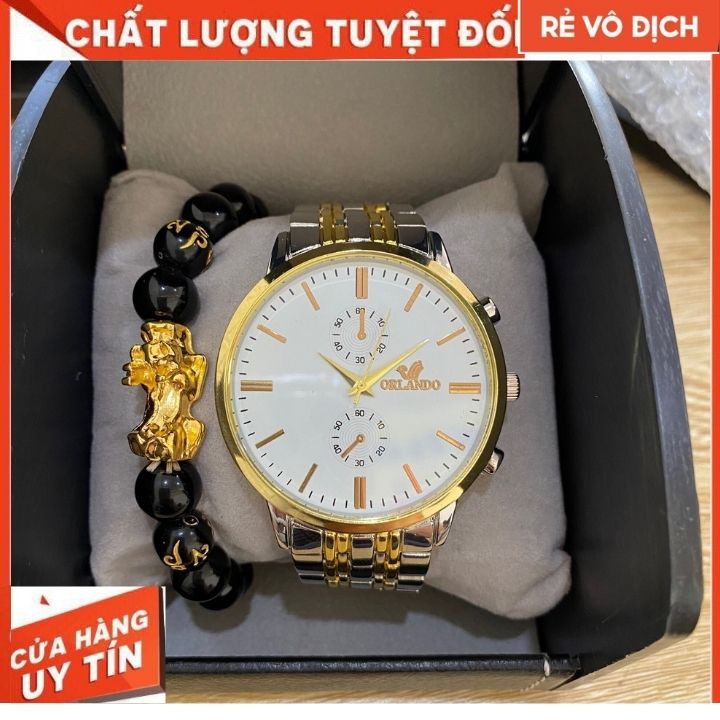 [❤️RẺ VÔ ĐỊCH❤️] Đồng Hồ Nam Orlado Cao Cấp chống nước, chống xước.