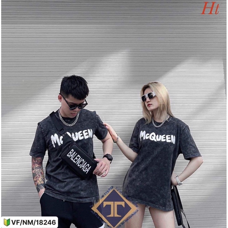 Áo loang chữ Mcqueen H2A876