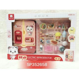 Đồ chơi tủ lạnh pin con gấu, kem, bánh bao