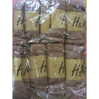 KHĂN H&M VẢI ĐŨI MÀU GHI