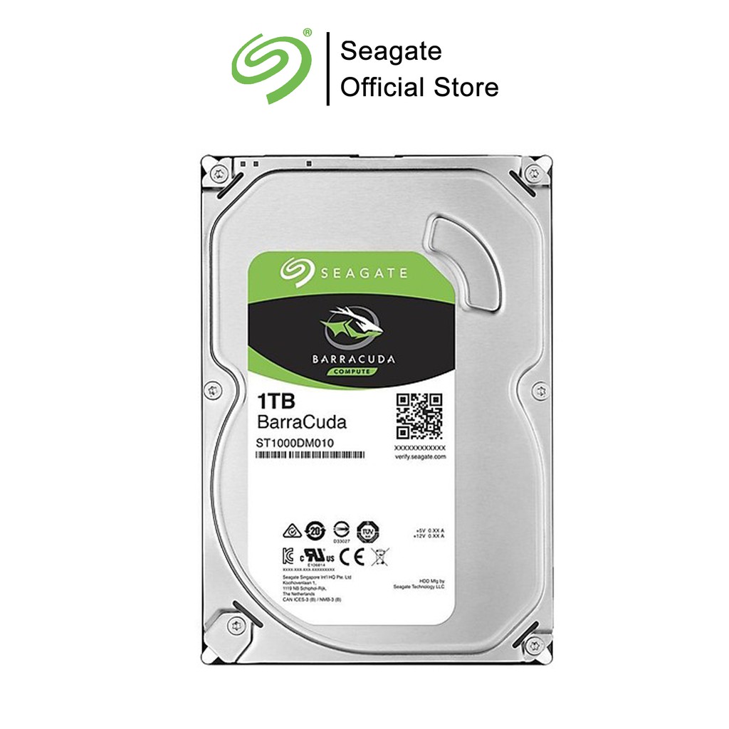 Ổ cứng cắm trong Seagate BarraCuda Hard Drive 1TB 3.5" ST1000DM010