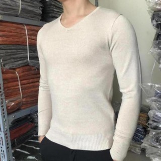 [HOT 2020]Áo len nam cổ tim sợi pha cotton - xuongaolen.com