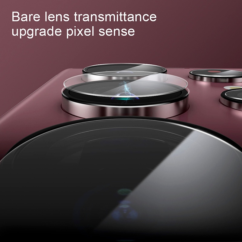 1 Miếng Dán Cường Lực Bảo Vệ Ống Kính Camera Cho Samsung Galaxy S22 S22Plus S22Ultra / HD